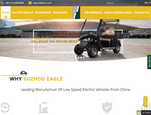 Tablet Screenshot of eagle-ev.com